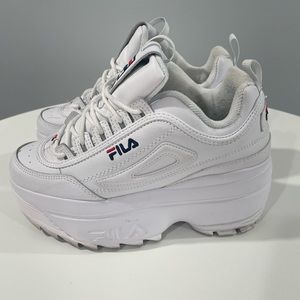 FILA Distuptor II Wedges, worn, US Women’s 7.5